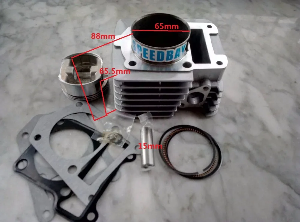 YBR125 Modified Upgrade To YBR182 182CC Big Bore 65MM Motorcycle