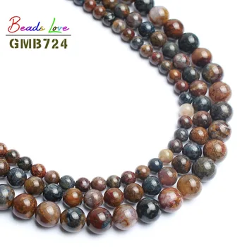 

Wholesale Pietersite Stone Round Beads Natural Stone Beads For Jewelry Making DIY Bracelet 6/8/10/12mm 15inch-(F01108)