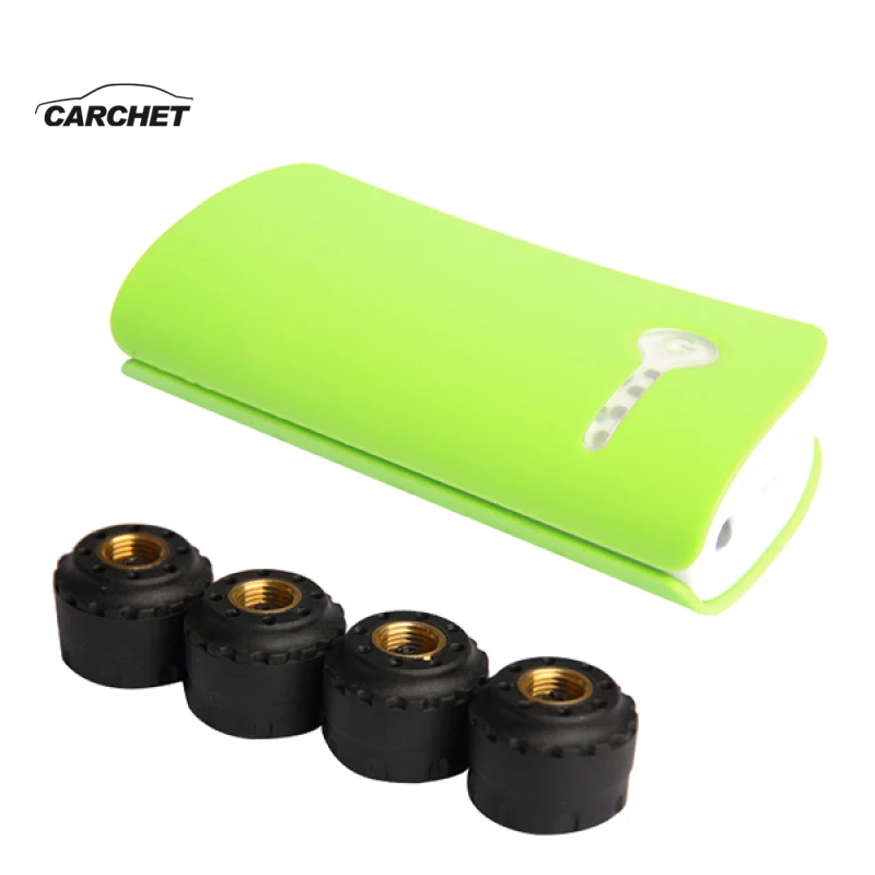 

CARCHET Car Bluetooth TPMS for Andriod Phone iphone Wireless Tire Pressure Monitoring System with 4pcs External sensors TPMS