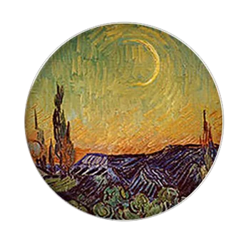 5pcs16mm20mm25mmVan Gogh картина Звездная ночь Винсента ручной работы фото стеклянный капельный стиль Кабошоны Ювелирные изделия Аксессуары