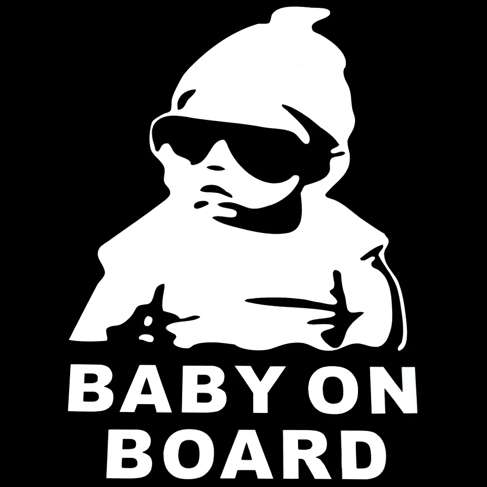 

Baby on Board Pattern Car Sticker Window Reflective Sheeting 3D Car Windshield Decal Rear Funny Outside Styling Auto Decoration