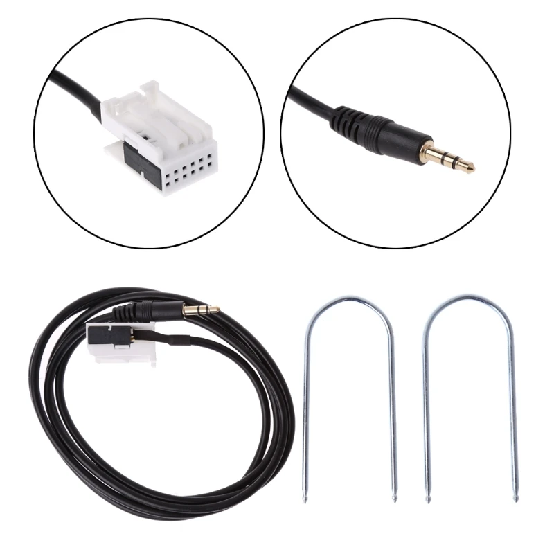 

New 1 Set AUX Cable with Radio Removal Tools Set For Peugeot 307 308 408 407 507 C2 C5 Citroen RD4