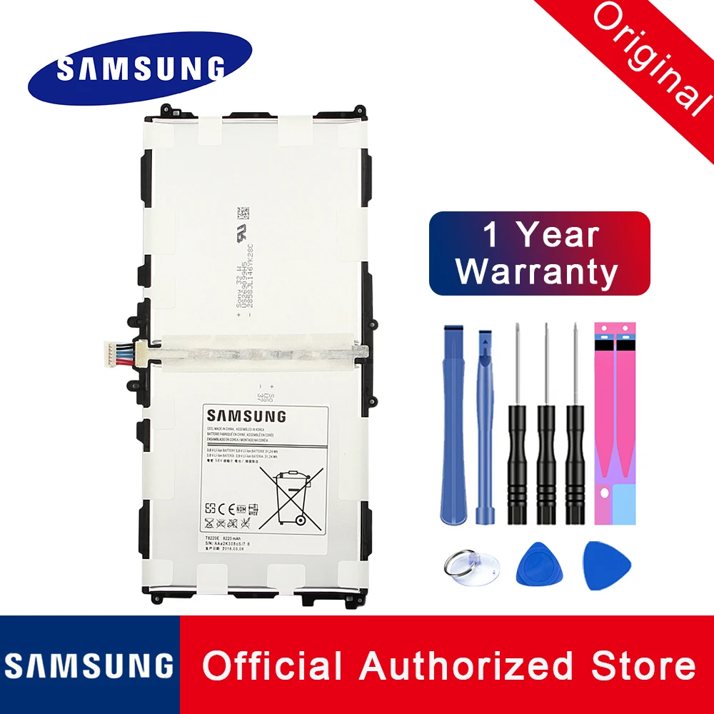 Аккумулятор для планшета T8220E для samsung Galaxy Note Tab 10,1 Edition SM-P601 P600 T520 P601 P605 P607 8220 мАч