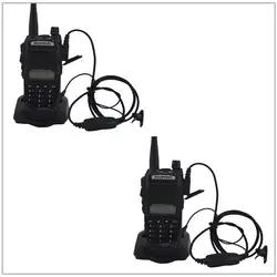 2 шт./лот Портативный Baofeng радио UV-82 рация черный двухдиапазонный VHF/UHF Ham радио приемопередатчик Baofeng UV 82