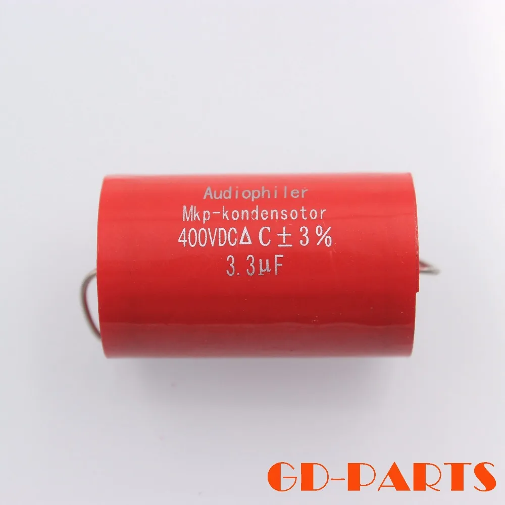 3.3uf 400VDC Axial Audiophiler MKP Coupling Capacitor Audio Grade For