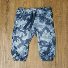 Детская Костюмы Штанишки для малышей джинсы для новорожденного мальчика мягкие брюки для малышей камуфляж, Военный стиль, штаны-шаровары зимние теплые хлопковые носки