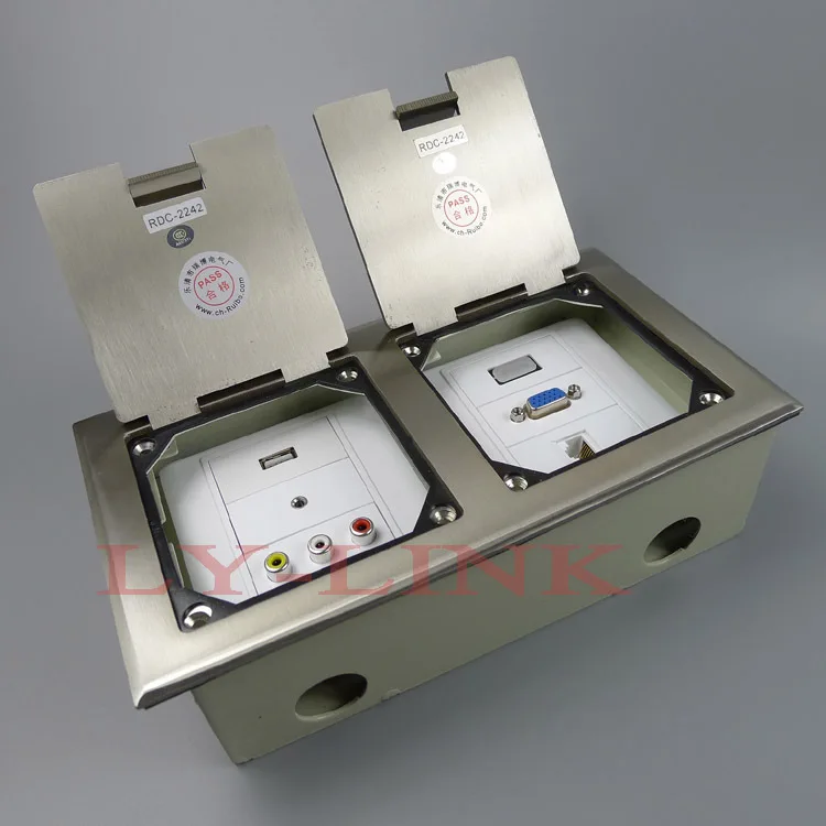 

floor socket ground socket to install two 86X86 size wall plate