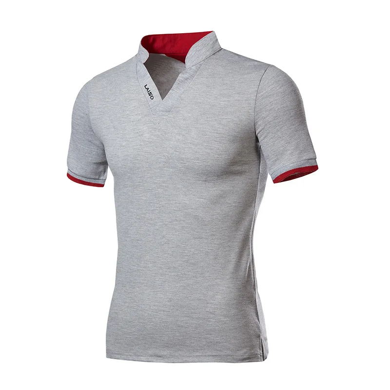 FALIZA 2018 мужские поло рубашки летняя мода Camisa высокое качество короткий рукав s