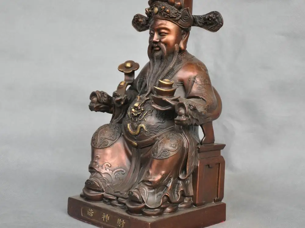 13&quot Chinese Miao Silver Fu Two Dragon elephant Head Statue screen folding | Дом и сад