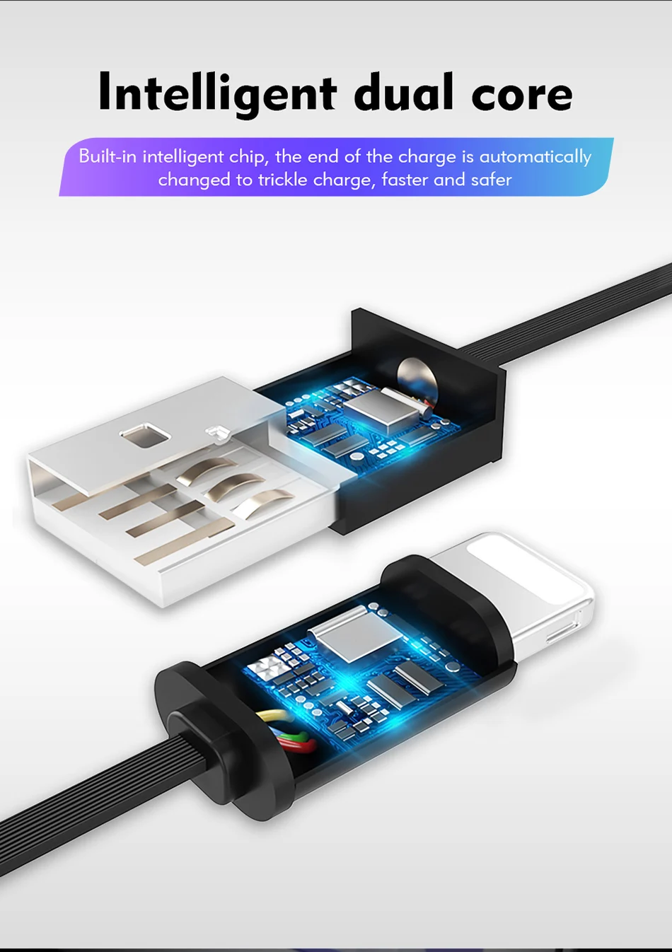 Benks Adjustable USB Charger Cable 8 Pin For Apple iPhone X 10 8 7 6s 5 ipad mini Plus Lighting Charging&Sync Data Cables 90cm (7)