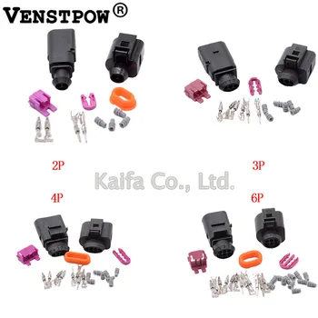 

10 sets 2 Pin 1.5mm 2/3/4/6P Auto Temp sensor plug,deflation valve plug waterproof Electrical Wire connector