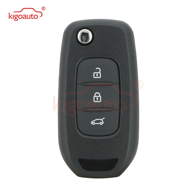 KIGOAUTO Flip Remote Car Key CWTWB1G767 3 Button 434mhz PCF7961 4A Chip for Renault Kadjar Captur 2013 2014 2015 2016 2017 kigoauto remote key 2 button 433mhz fsk hitag aes 4a chip for renault duster kwid sandero logan 2013 2018