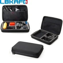 LBKAFA Big EVA Collection Box Large Storage Case Cag For SJCAM SJ4000 SJ5000 Gopro Hero 6 5 4 3+ 3 2 EKEN XIAOYI Sport Camera