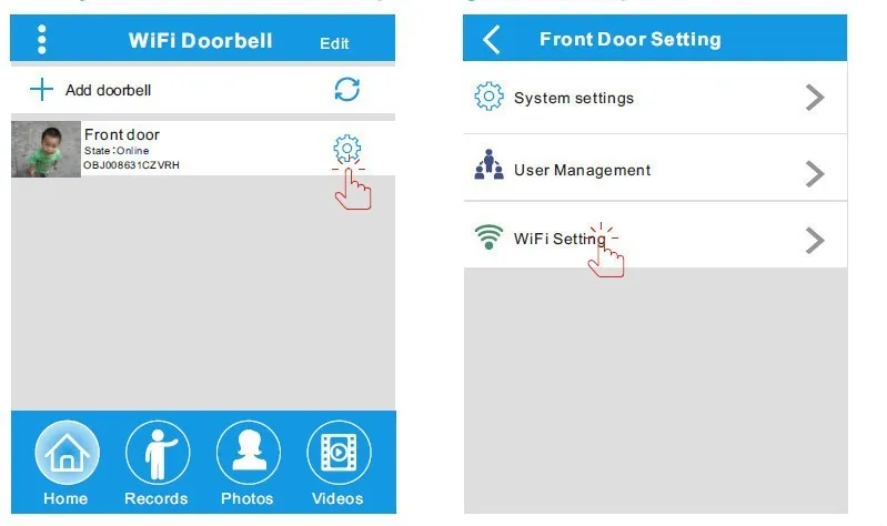 LOFAM беспроводной IP видеодомофон 720P умный Wi-Fi видео телефон двери дверной звонок wifi дверной Звонок камера ночного видения PIR сигнализация разблокировка