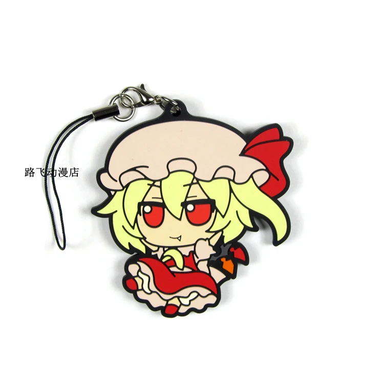 Проект TouHou Komeiji Satori Komeiji Koishi Юкари Якумо Izayoi Sakuya фигурка аниме модель резиновый брелок Подвеска 6 см - Цвет: 6