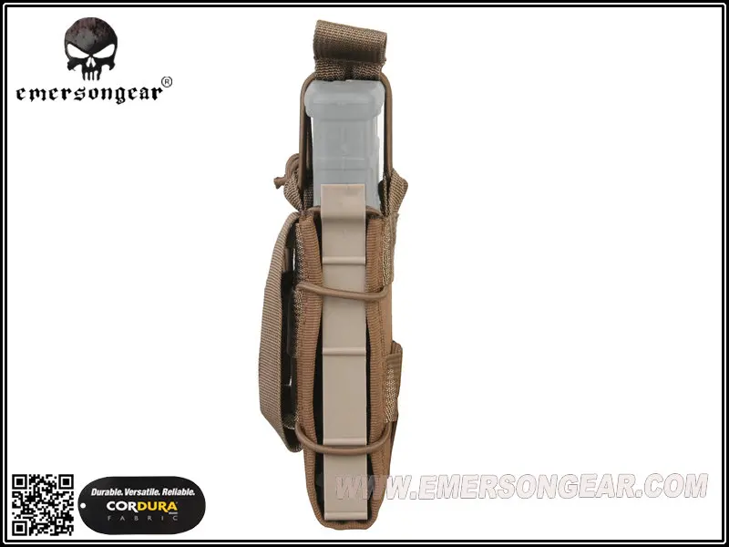 Сумка для магазина EmersonGear с одним блоком Боевая Molle Магнитная сумка Койот