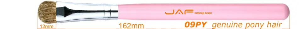 Розничная, JAF, 7 шт., набор кистей для глаз, розовый набор кистей для макияжа, натуральные кисти для теней, набор для смешивания карандашей, JE07PY-P