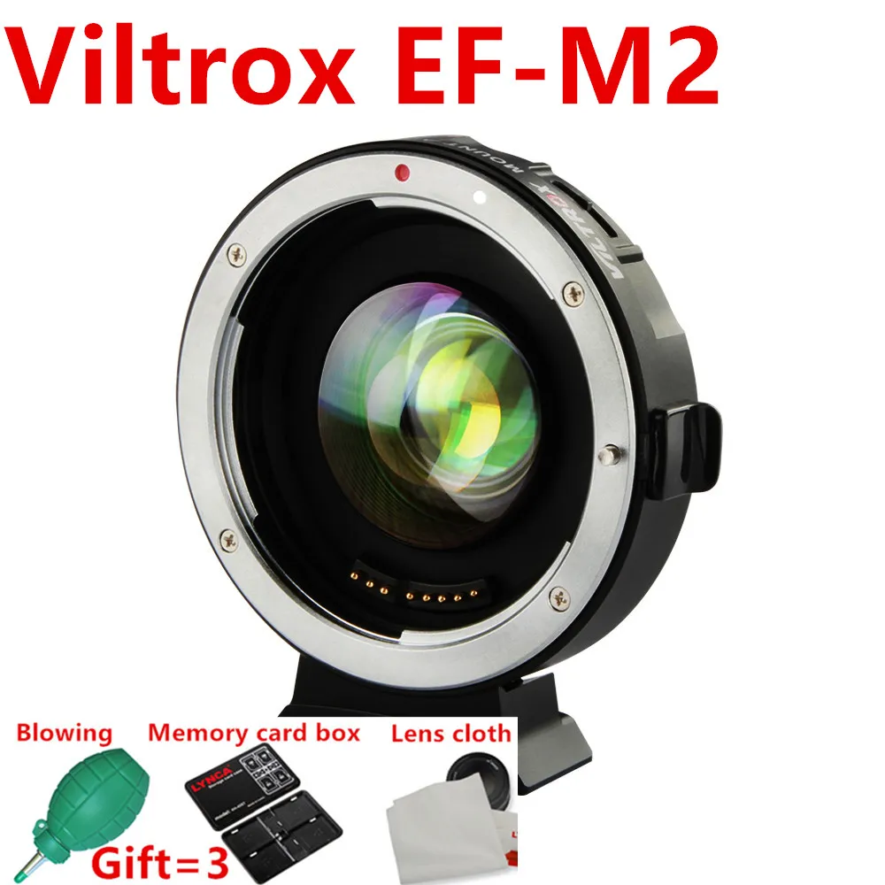 EF M2 Focal Reducer Booster Adapter Auto focus 0.71x for Canon EF mount