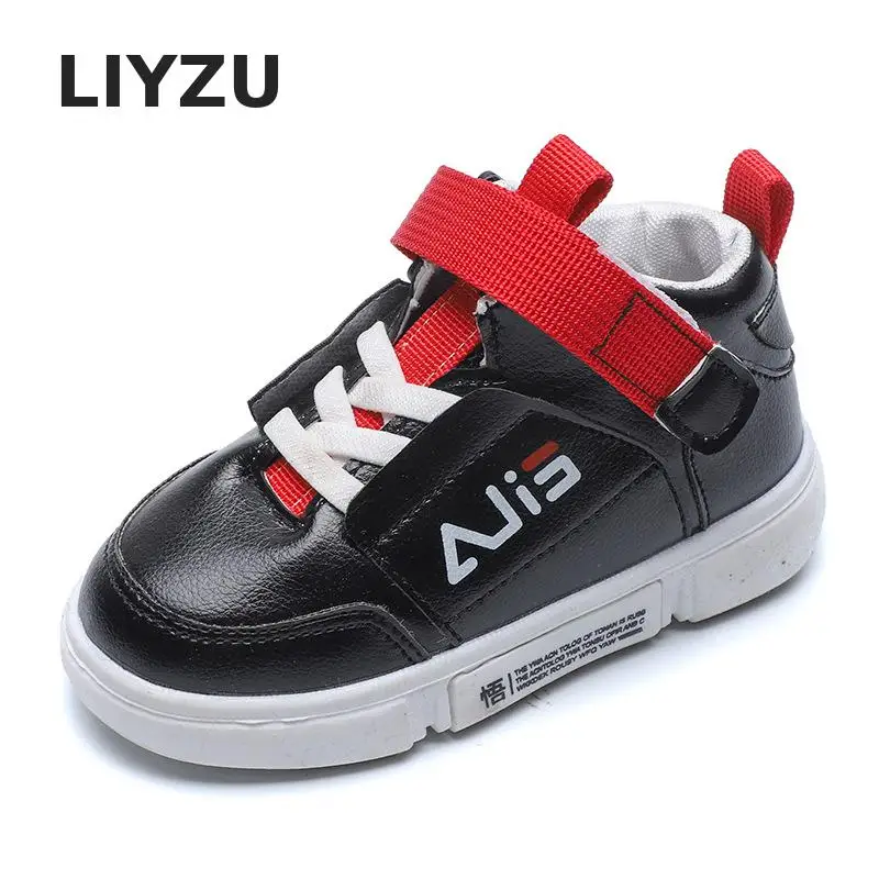 

Kids Sneakers Pu Leather Children's Shoes Baby Boys Sport Casual Shoes For Baby Girls Toddler Shoes Velcro High Quality Sneakers