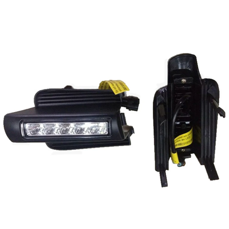 E4 Mark Led Drl для To-yota Land Cruiser Prado 120 Grj120 Trj120 Fj120 2003~ 2009 дневной ходовой светильник, аксессуары для противотуманных фар - Цвет: Low match