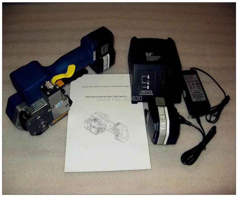 Z322 Battery Powered PP PET Plastic Strapping Machine ,Electric Plastic PET PP Strapping Banding Packing Machine for 13/16MM