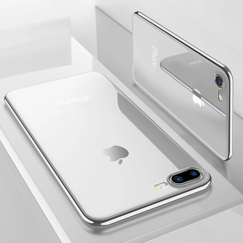 Мягкий силиконовый прозрачный чехол Nephy для iPhone X XR XS MAX 10 6 S Plus 5 5S 5SE 7 8 6splus 7plus 8plus