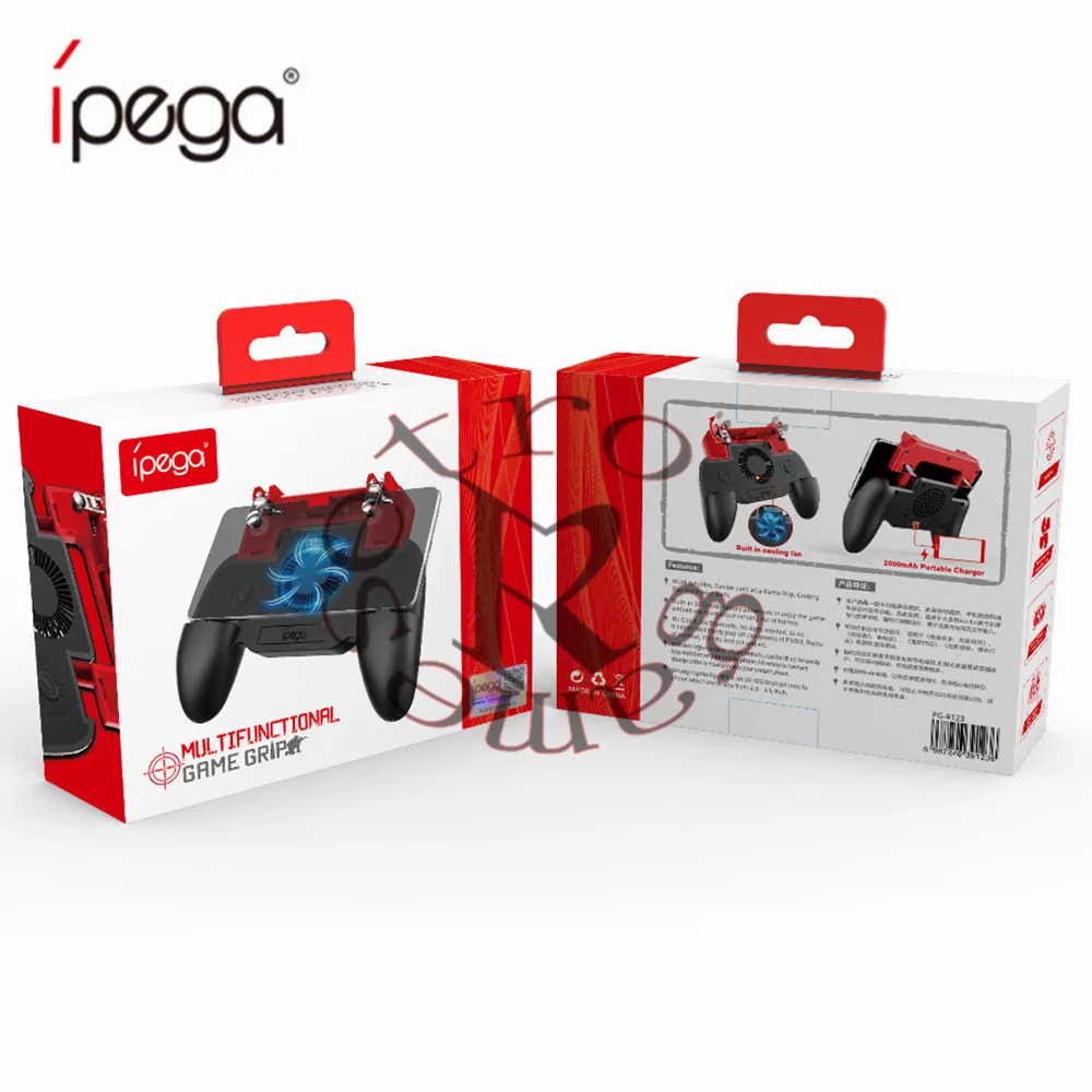 

New Ipega PG-9123 Multi-Functional Game Grip With Cooling Fan and Power Supply for 4.5-6.5inch Phone for android vs 9023 9076