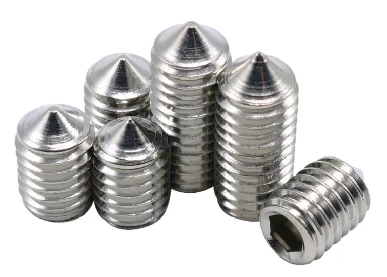 

100 pcs M4*4 Hex Socket Head Set no head screw 304 stainless steel material