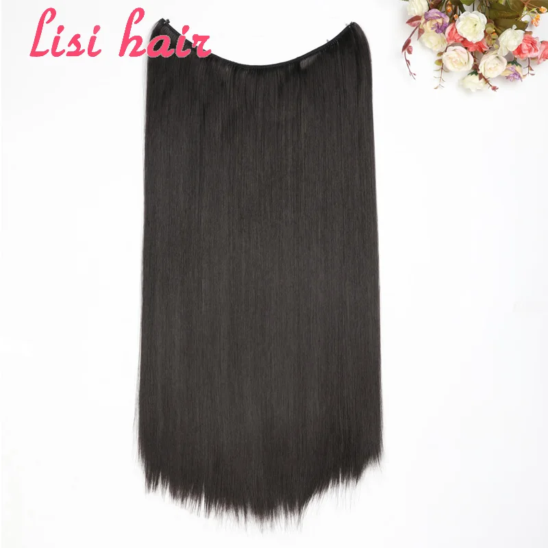 LISI HAIR 24 дюйма женские волосы для наращивания лески коричневые светлые