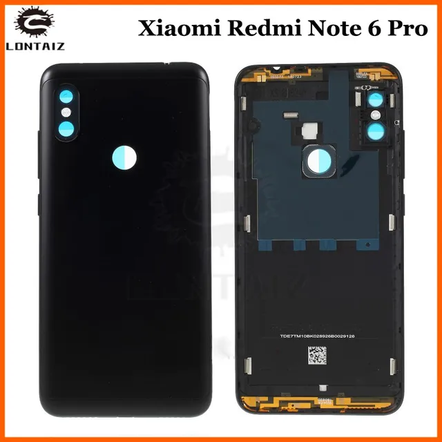 Redmi Note 6 Pro Back Panel Original For Xiaomi Redmi Note 6 Pro Battery Back Cover Housing Door