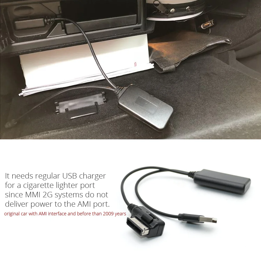 Bluetooth модуль USB AUX приемник кабель адаптер для Audi A4 8K A5 8T A8 A6 Q7 7L AMI MMI 2G интерфейс беспроводной A2DP аудио вход