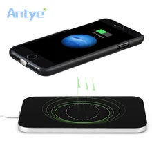 Qi Беспроводное зарядное устройство для iPhone 7/7 Plus, в комплекте Qi Беспроводное зарядное устройство Pad+ приемник чехол/задняя крышка