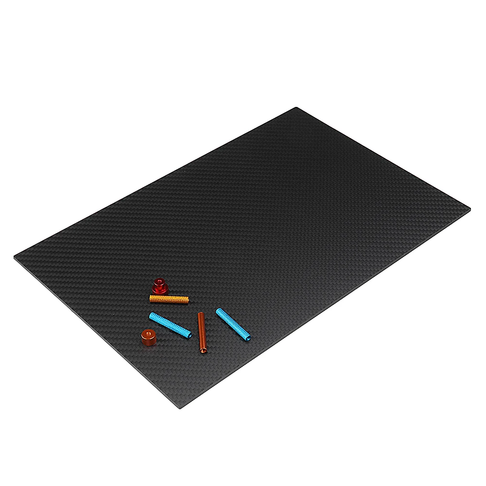 

3MM 3K Matte Surface Twill Carbon Plate Panel Sheets High Composite Hardness Material Carbon Fiber Board 300X500 mm