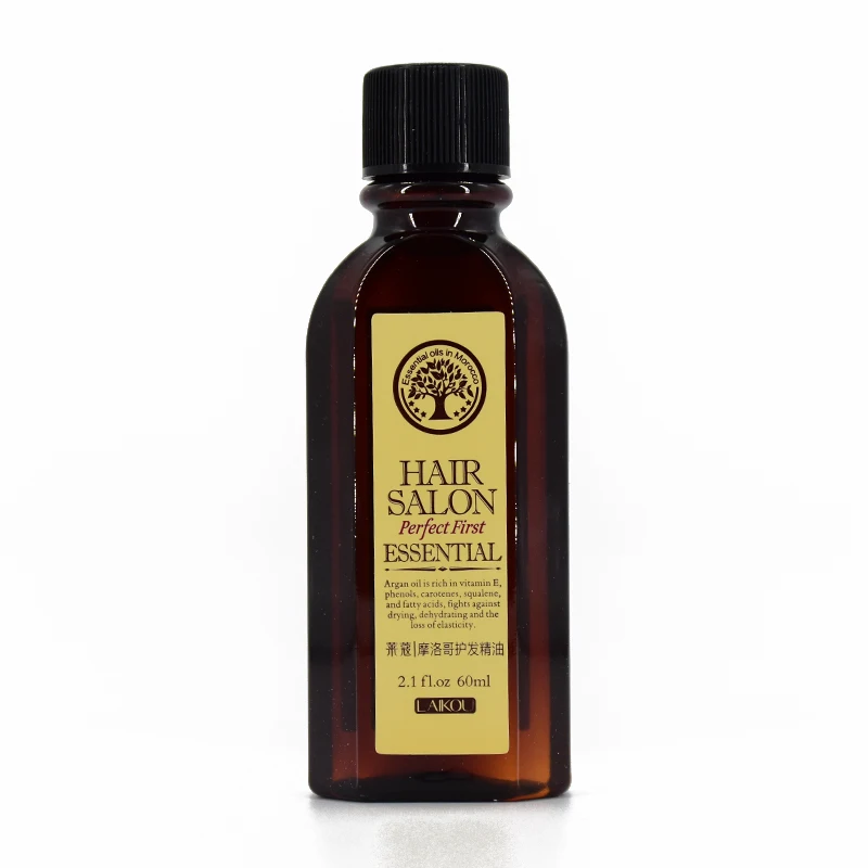 Harga New Maroko Argan Minyak Rambut Perawatan Keratin 100% Gliserol MURNI Kacang Hairdressing Masker Rambut Minyak Esensial Maroko Minyak 60 ml