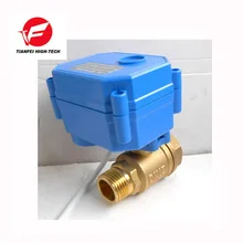CE ISO по ограничению на использование опасных материалов в производстве TF CWX-15N 2.0nm 5S DN15 латунь мужского и женского BSP DC12V DC5V CR01 CR05 моторизованный шаровой клапан для воды для полива и орошения HAVC