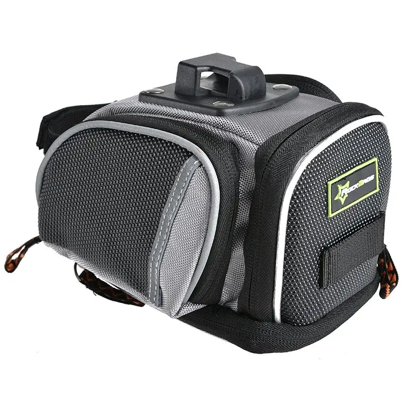 ROCKBROS Cycling Road Bike Saddle Bag MTB Seat Post Bag Fixed Gear Fixie Expandable Pack Bicycle