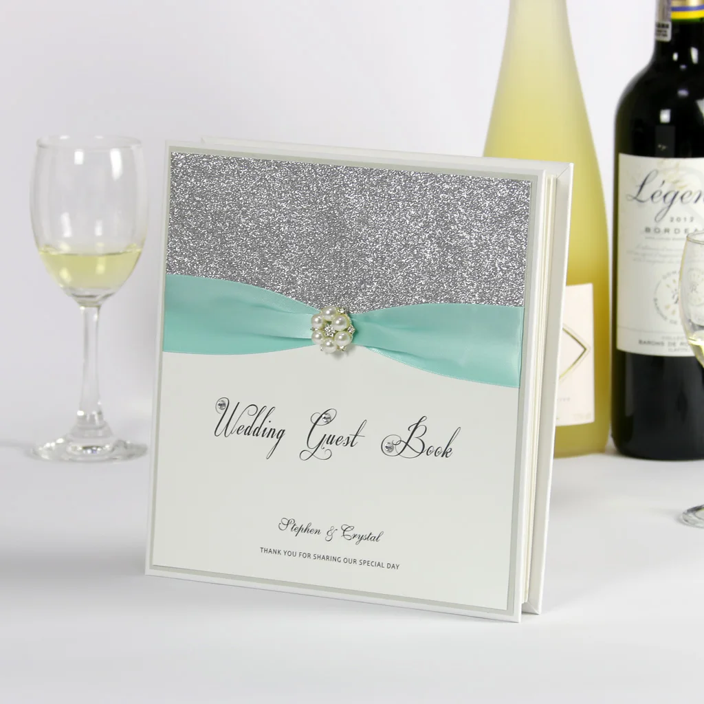 Wedding Table Wedding Sign In Book aliexpress com buy wedding guest book high end custom creative personality tiffany blue gold sign declaration si