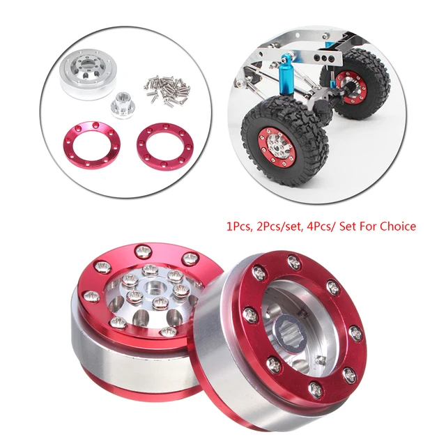 Special Price Trunk RC Car Wheel Hub 3.6cm Military Alloy For WPL1/16 6X6 B1 B14 B16 B24 C14 C24 Kit Silver Red Metal Special Frame Bright 