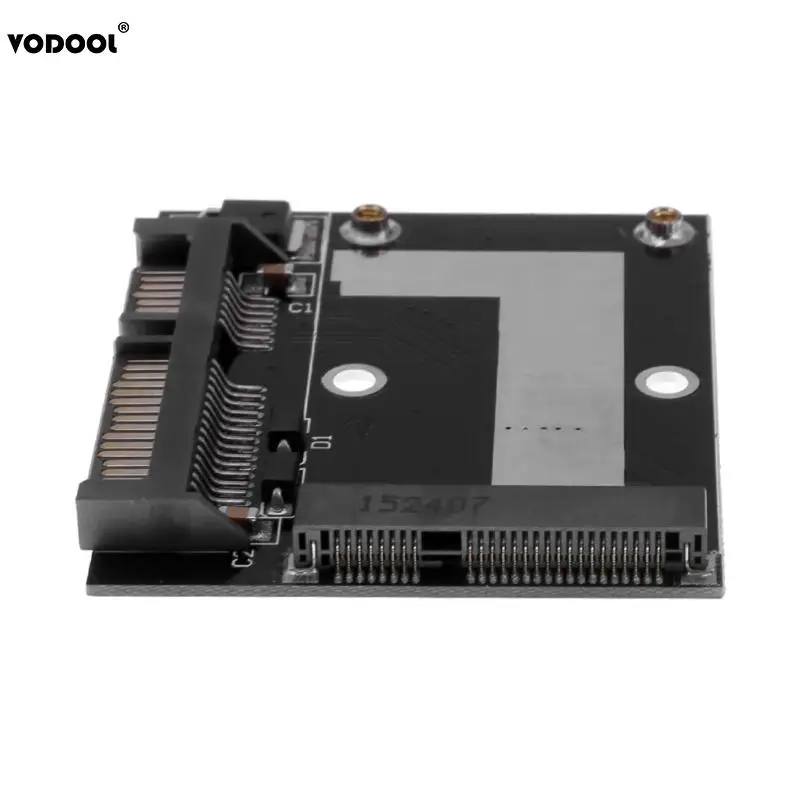 Mini tarjeta de adaptador Convertidor para mSATA Mini PCI-E SSD a 2,5 pulgadas SATA 6,0 Gbps Puerto 57X46mm añadir en la tarjeta