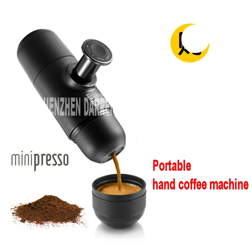 Minipresso GR Manual coffee machine hand pressure portable espresso
