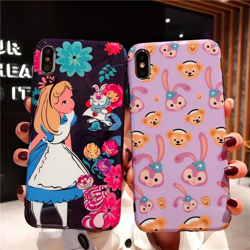 Cartoon Pink Duffy ShellieMay Anime Gelatoni StellaLou Coque Case for iPhone 11 pro X XR XSMAX 7 8 6 Plus Cute Alice Phone Cover |