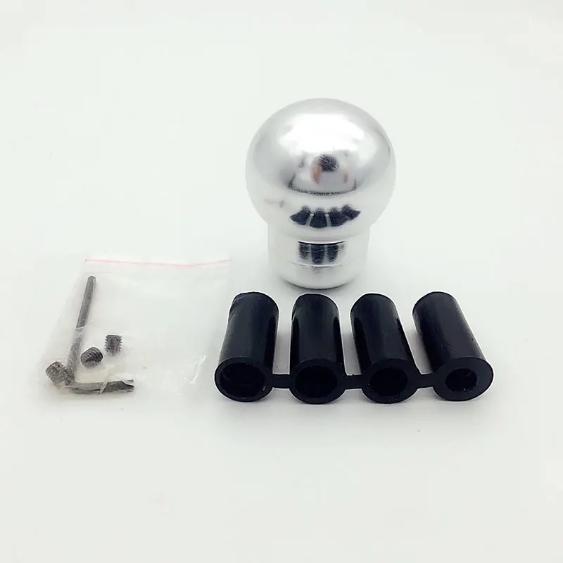Gear head auto shift knob Metal material car silvery Gear Shift Knob