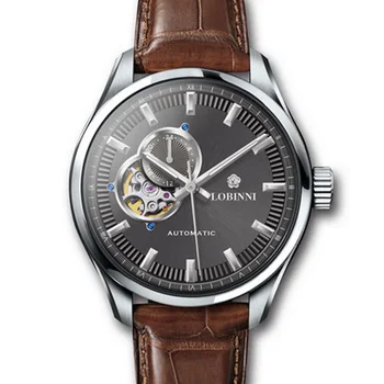 

Luxury Brand Men Watches LOBINNI Watch Men Sapphire Japan Import NH37A Automatic Mechanical Movement Skeleton Man clock L5019A