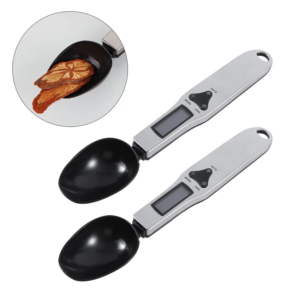 

Stainless Steel + Plastic 500g/0.1g Electronic LCD Digital Spoon Weight Scale Gram Kitchen Lab Scale