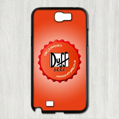 Duff Beer fashion case cover for samsung galaxy note 2 made of the best materials ABS free shipping FF13033 |