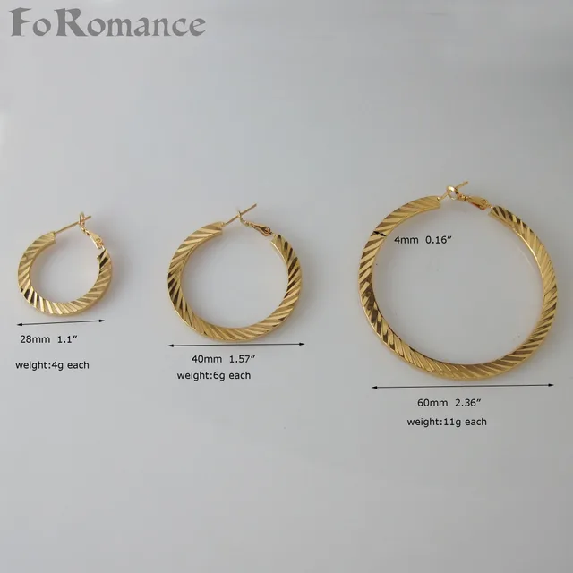 Min Order 10 Can Mix Design New Yellow Gold Color Three Sizes Hoop Min Order 10 Can Mix Design New Yellow Gold Color Three Sizes