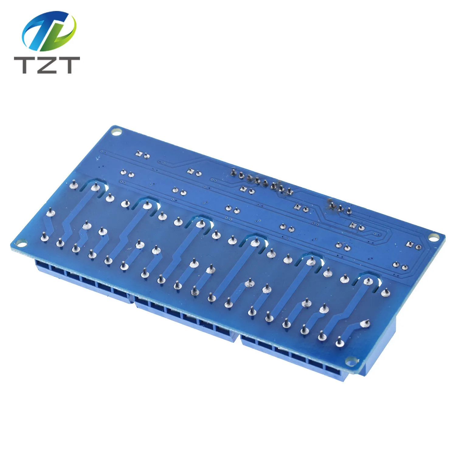 TZT 5 v 1 2 4 6 8 канала релейный модуль с оптопарой. Реле Выход 1/2/4/6/8 способ релейный модуль 12 V Для arduino синий
