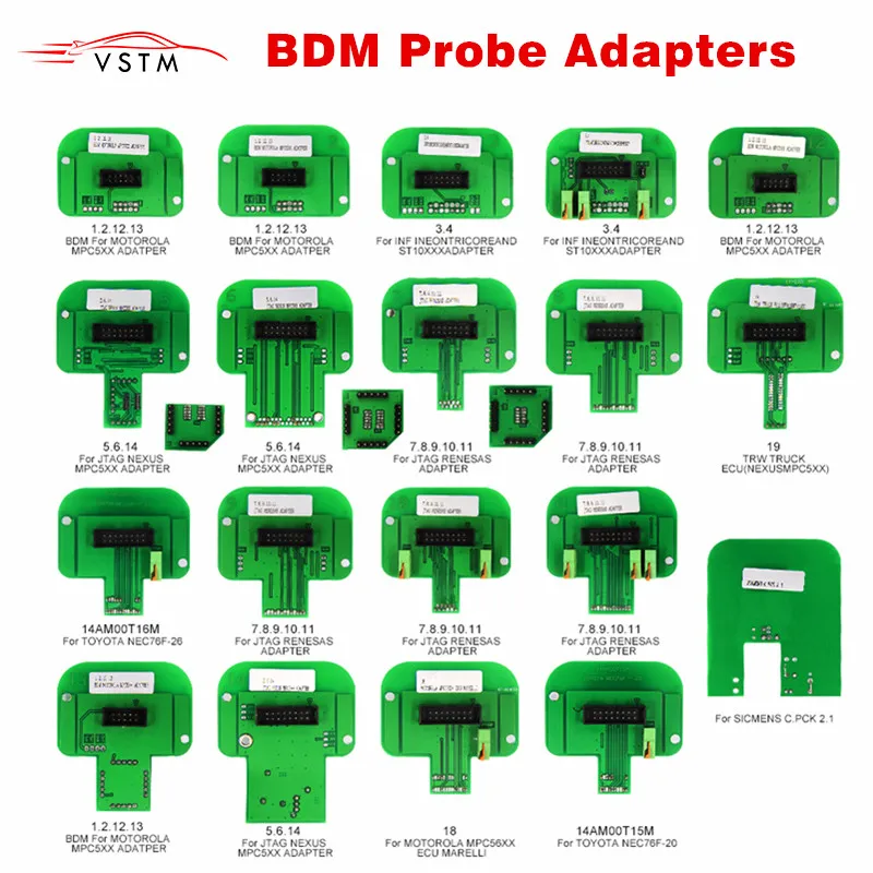 

Hot KTAG KESS KTM Dimsport BDM Probe Adapters Full Set LED BDM Frame ECU RAMP Adapters - 22pcs/lot Free Shipping