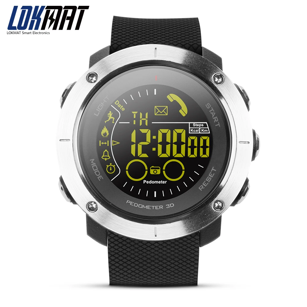 Новый SmartWatch Для мужчин Водонепроницаемый IP68 Спорт Шагомер bluetooth цифровые часы