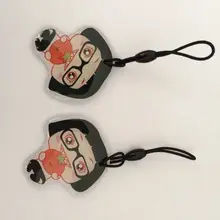 T5577 из хрустальной эпоксидной карты Этикетка брелоки с RFID брелок для ключей 30 шт./лот